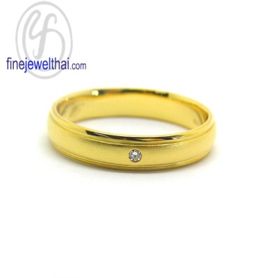 แหวนทอง แหวนเพชร แหวนแต่งงาน แหวนหมั้น - R3014DG-18K